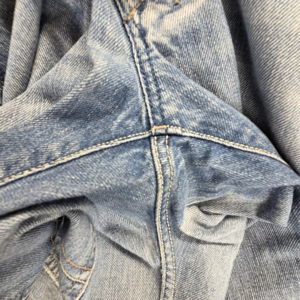 Diesel Jeans Mens 34x34 Blue Kajo Relaxed Straight Button Fly Made Italy 0071J